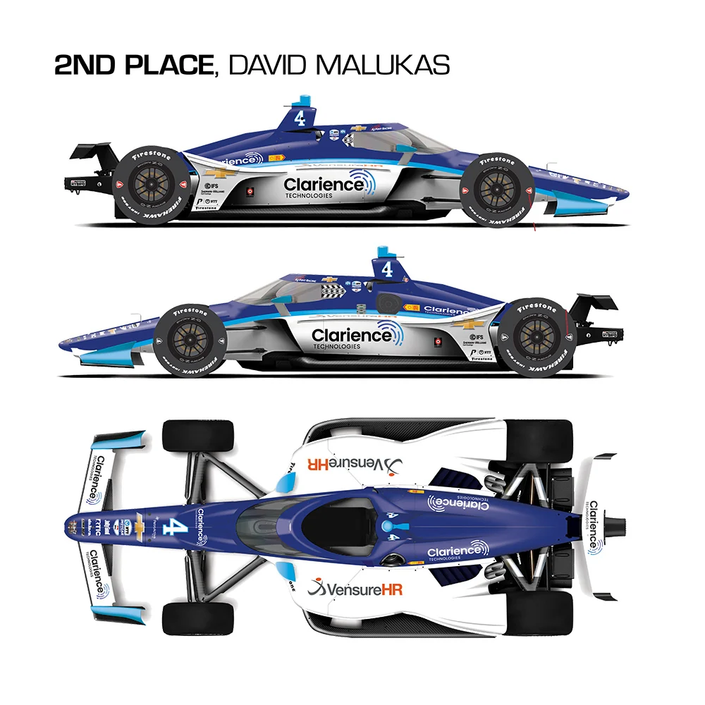 2025 Indianapolis 500 Victory Row NTT IndyCar Series 3-Car Set 1:64 2025 Diecast Car - Image 4