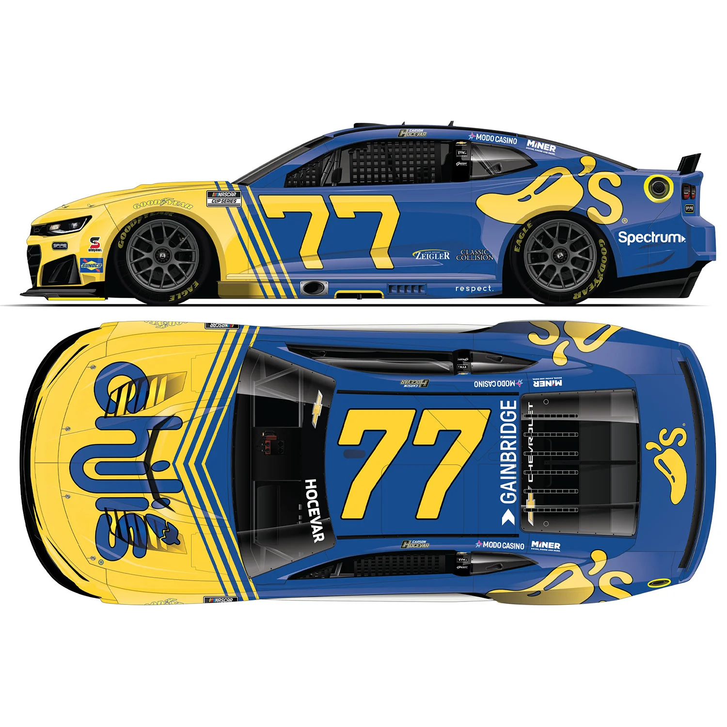 Carson Hocevar ELITE Darlington Throwback to 1981 Dale Earnhardt 1:24 2026 Diecast Car Preorder - Currently Projected December - Image 3
