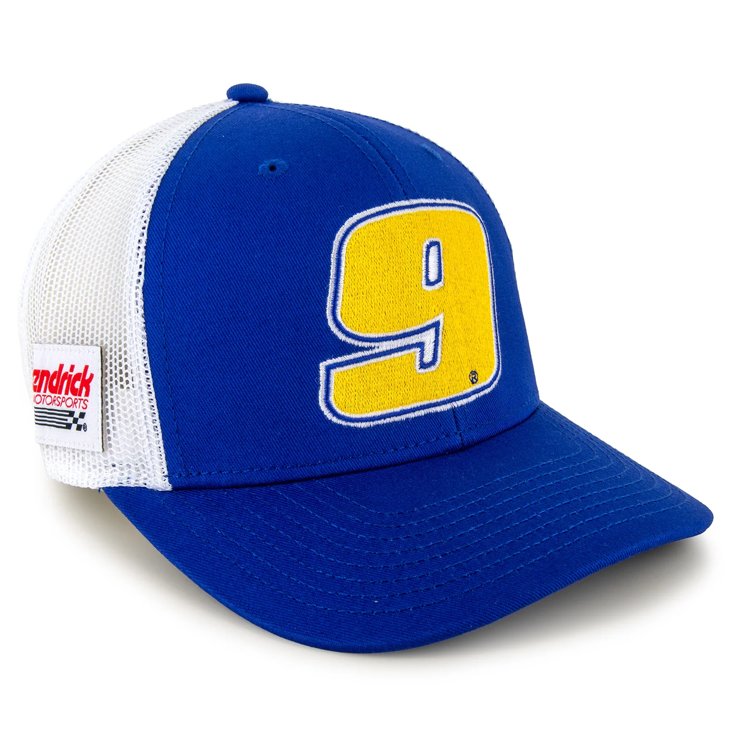 Chase Elliott 2026 Big Number #9 Mesh NASCAR The Game Hat Exclusive Blue/White - Image 4