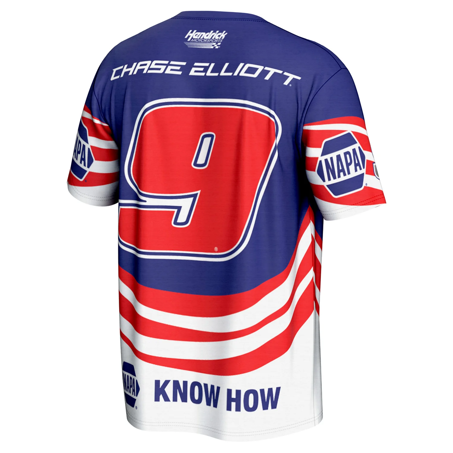 Chase Elliott 2026 NAPA Patriotic Sublimated ProSphere T-Shirt - Image 4
