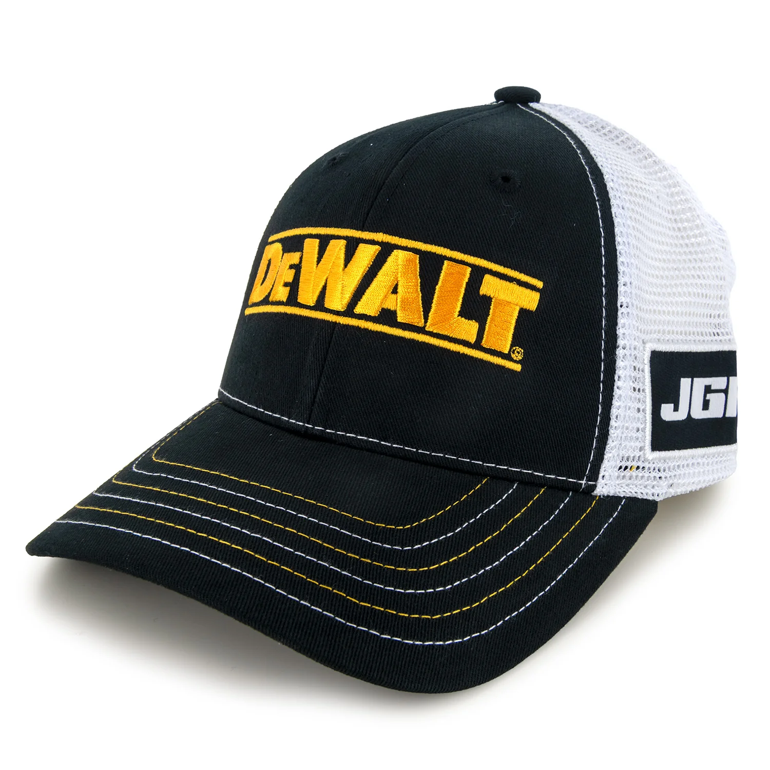 Christopher Bell DeWalt Sponsor Mesh Hat Black/White