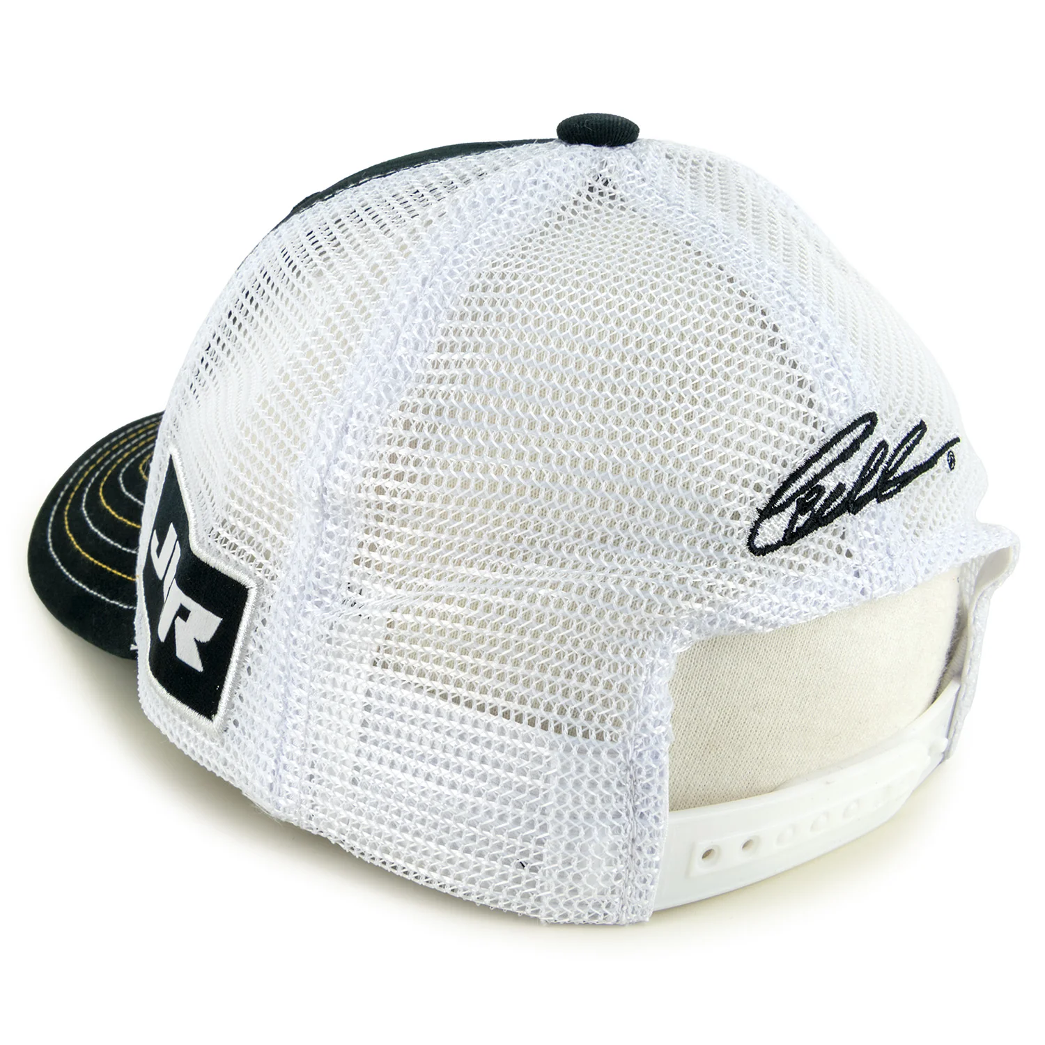 Christopher Bell DeWalt Sponsor Mesh Hat Black/White - Image 4