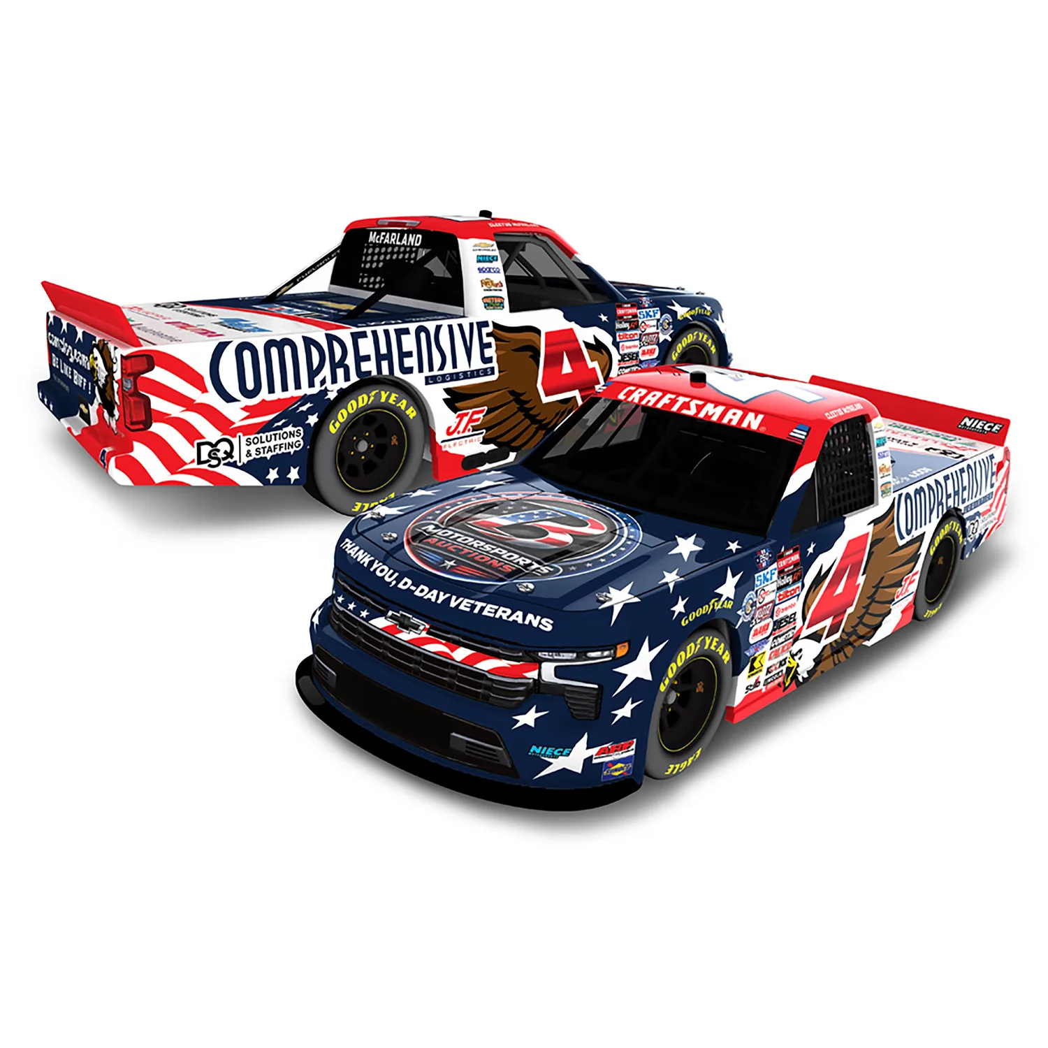 Cleetus McFarland Michigan #4 Truck Series 1:24 Standard 2026 Diecast Truck Preorder - Currently Projected December