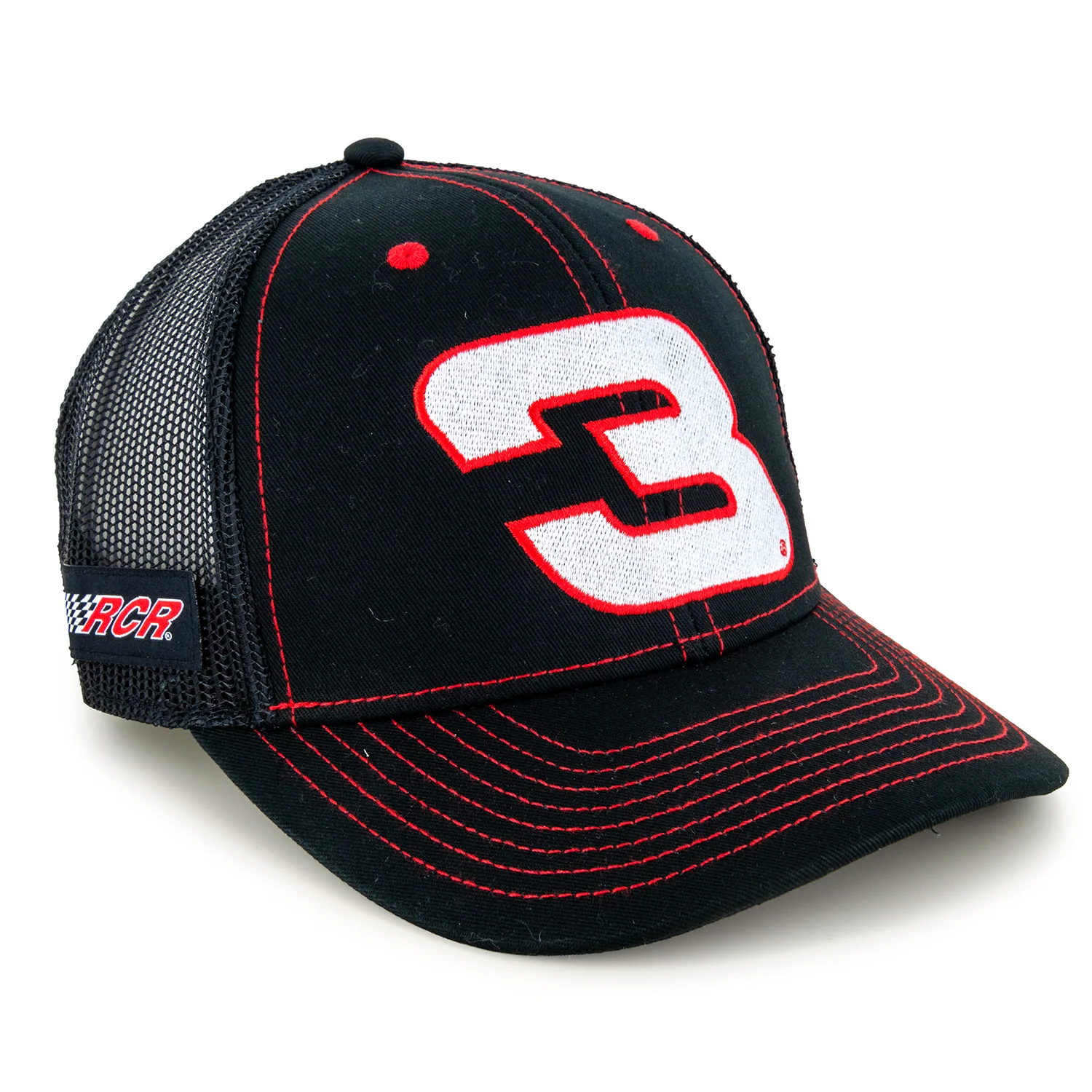 Dale Earnhardt 2026 Big Number #3 Mesh NASCAR The Game Hat Exclusive Black - Image 4