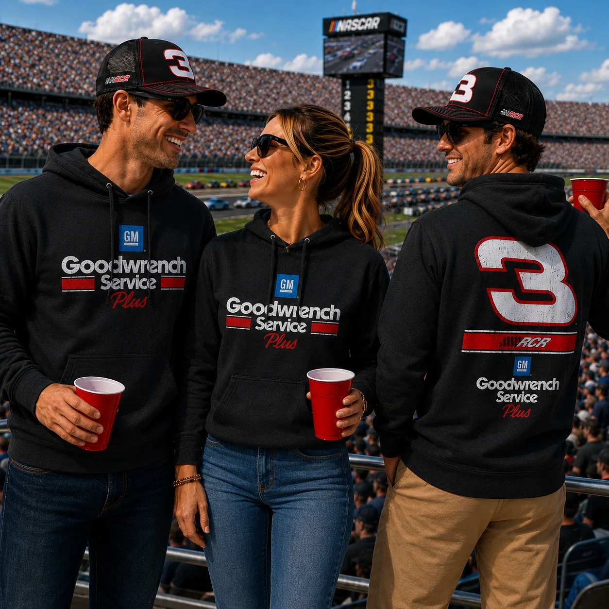 Dale Earnhardt 2026 GM Goodwrench #3 Classic Ink Hoodie Preorder - Ships Within 2-3 Weeks - Image 2