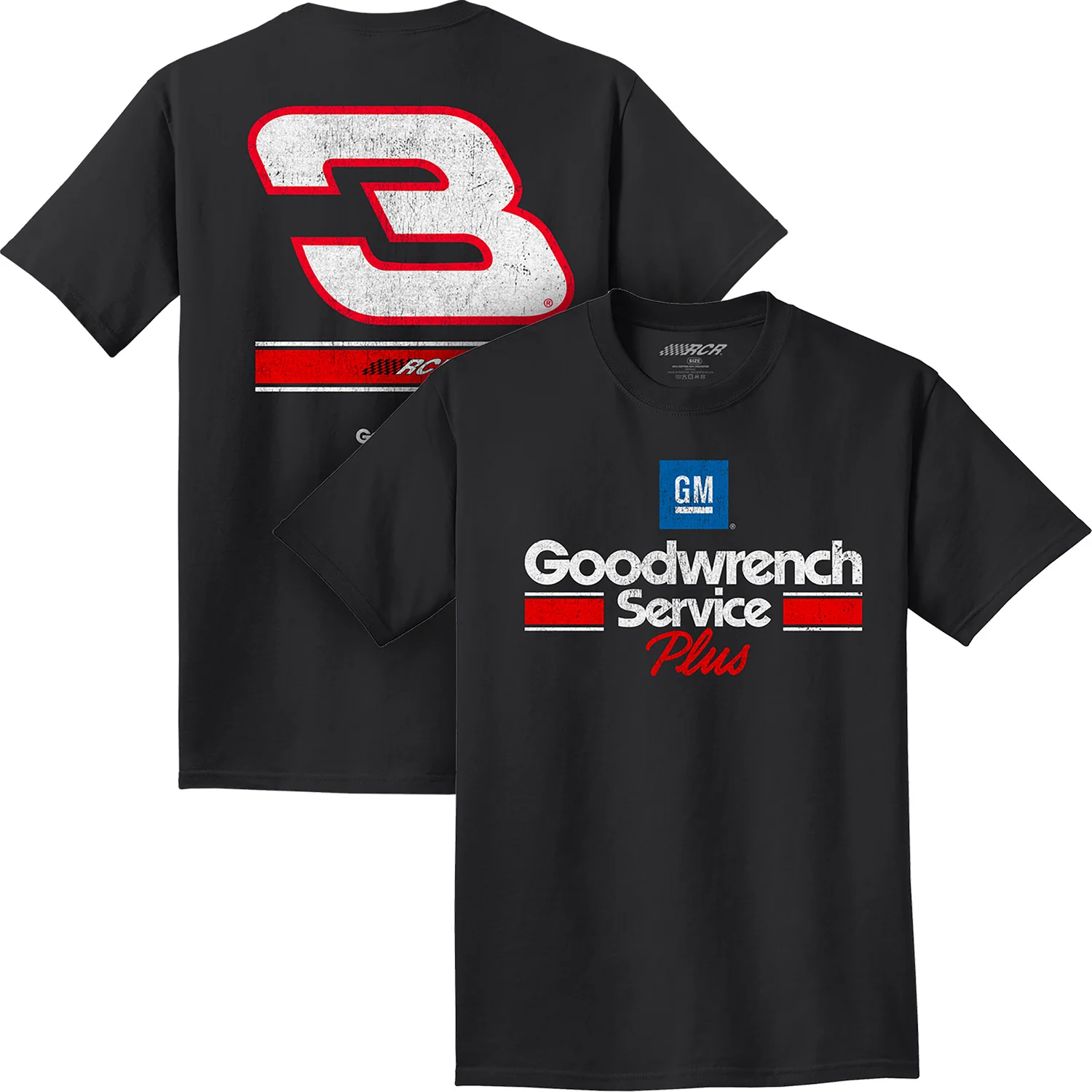 Dale Earnhardt 2026 GM Goodwrench #3 Classic Ink T-Shirt Black