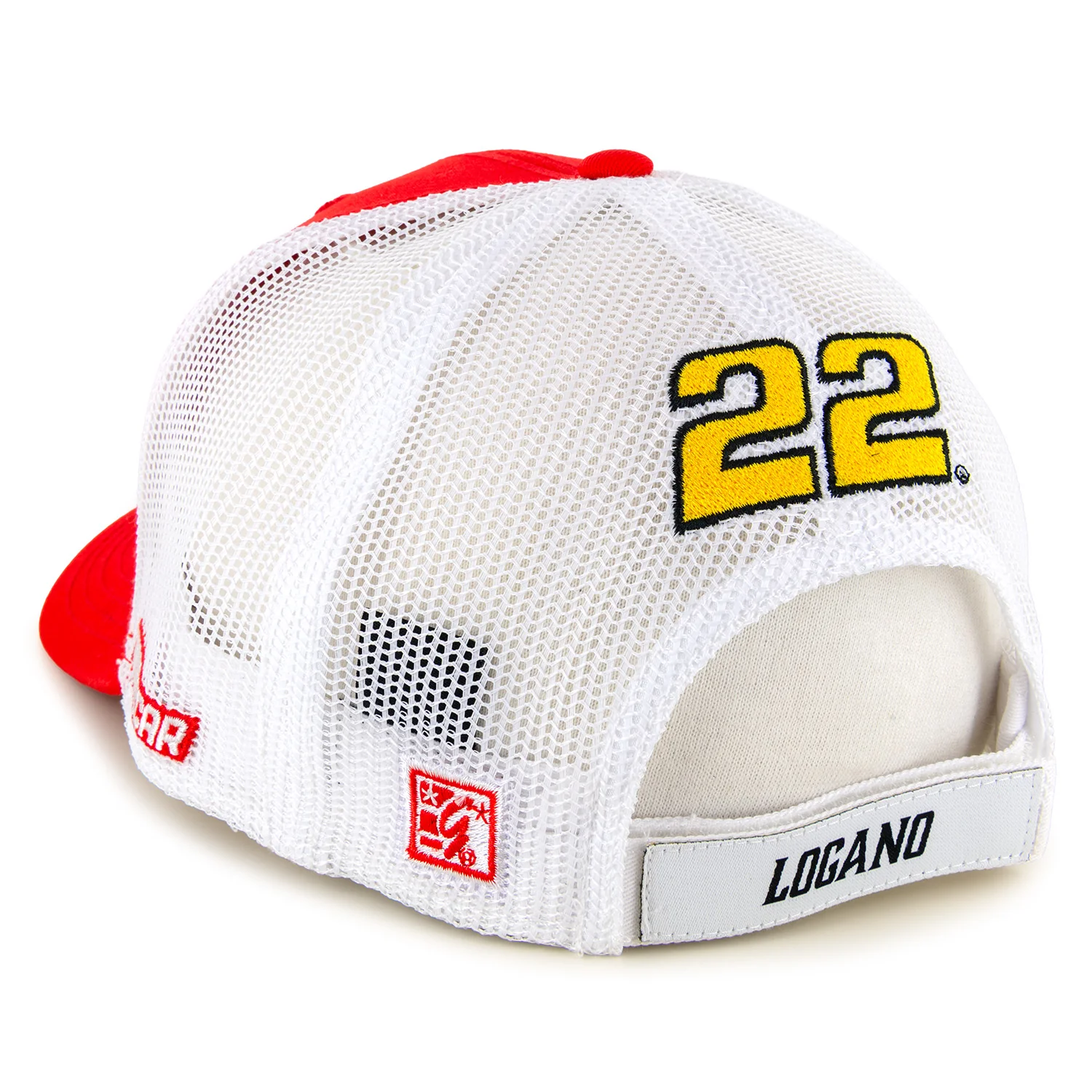 Joey Logano 2026 Shell Pennzoil Sponsor Mesh NASCAR The Game Hat Exclusive Red/White - Image 5