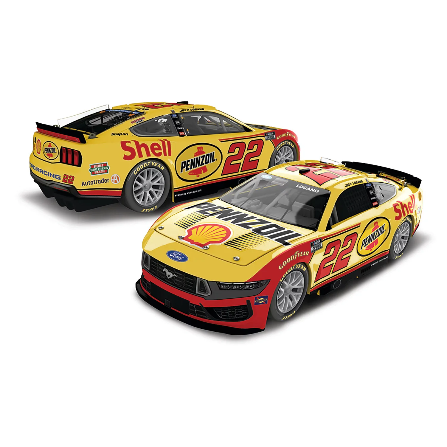 Joey Logano Color Chrome Shell Pennzoil 1:24 Standard 2026 Diecast Car Preorder - Currently Projected September