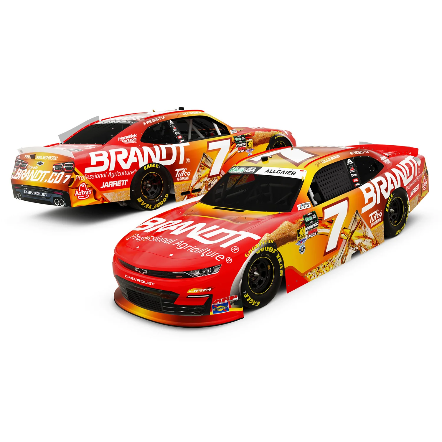 Justin Allgaier Brandt Whiskey 1:24 Standard 2026 Diecast Car Preorder - Currently Projected September - Image 2