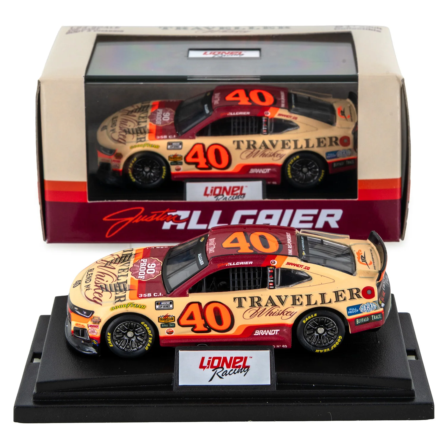Justin Allgaier Traveller Whiskey 1:64 2026 Diecast Car