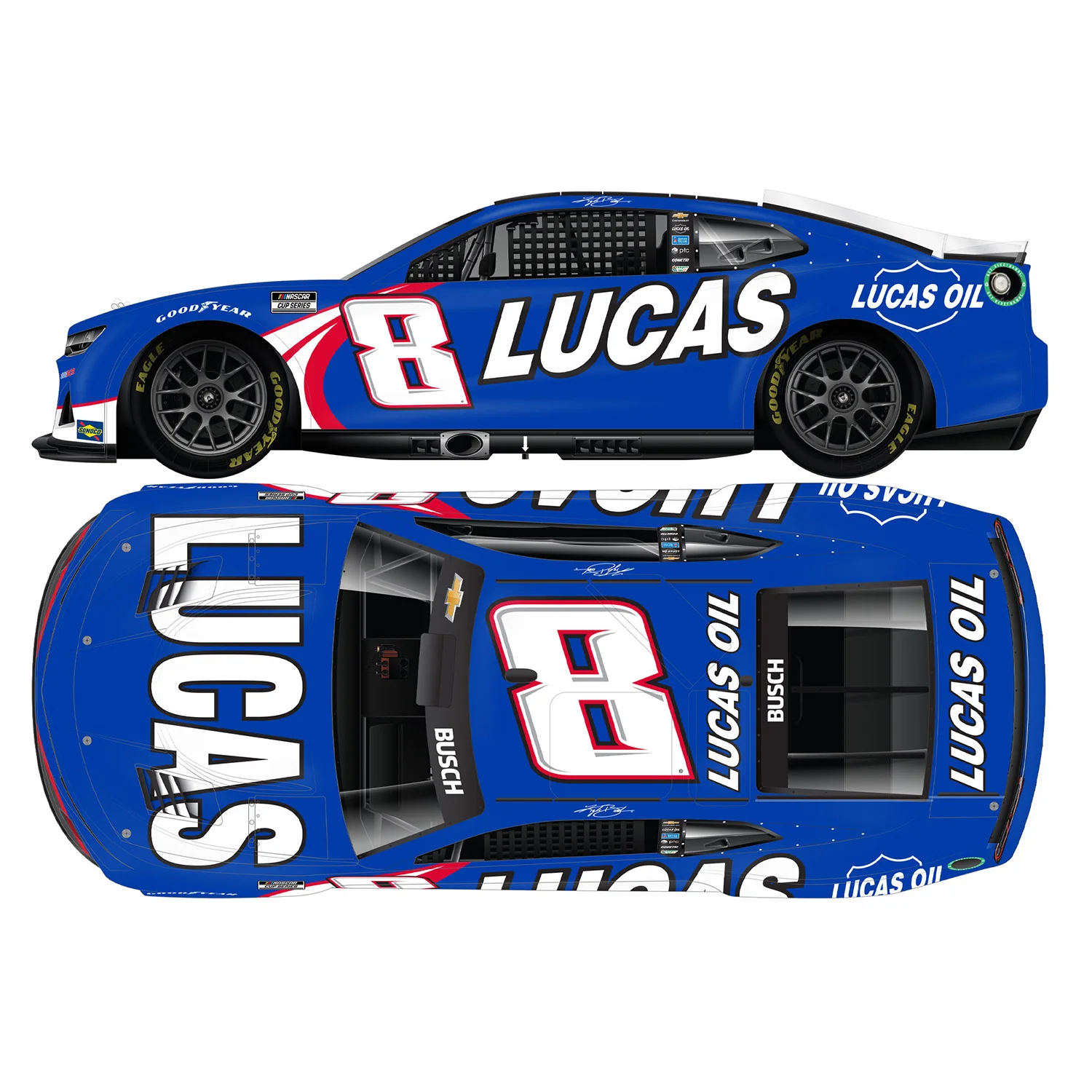 Kyle Busch Lucas Oil 1:64 2026 Diecast Car Preorder - Currently Projected August - Image 2