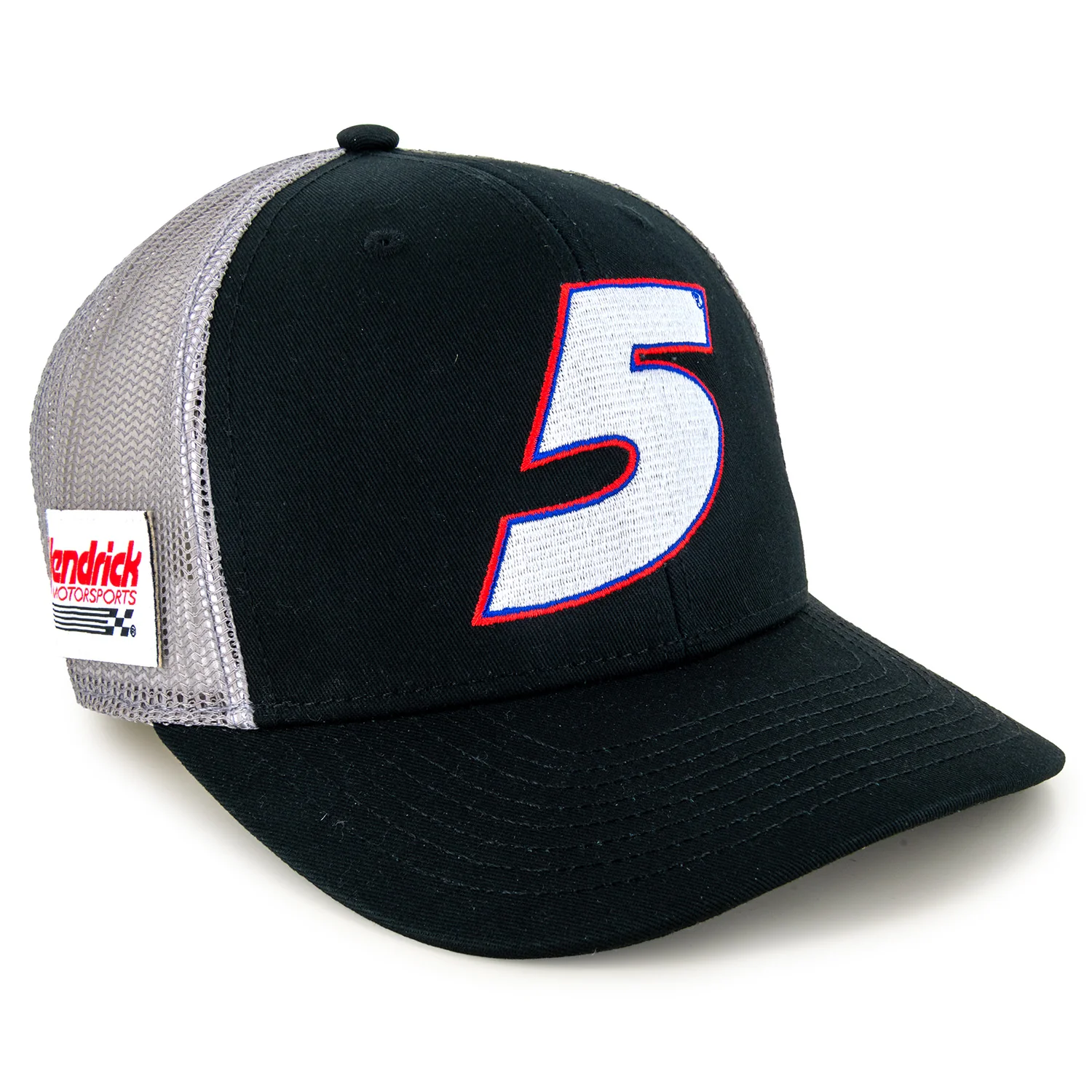 Kyle Larson 2026 Big Number #5 Mesh NASCAR The Game Hat Exclusive Black/Gray - Image 4