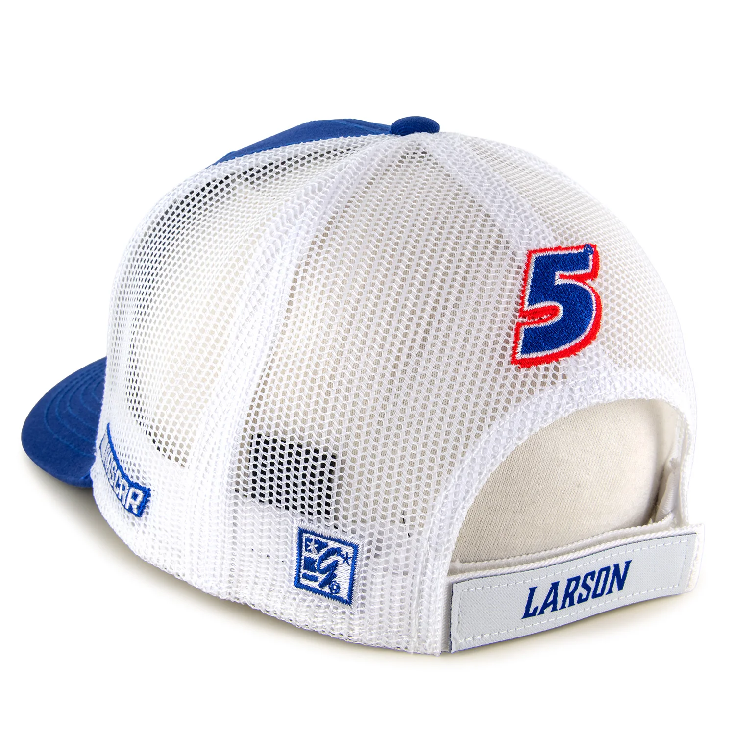 Kyle Larson 2026 HendrickCars Sponsor Mesh NASCAR The Game Hat Exclusive Blue/White - Image 5