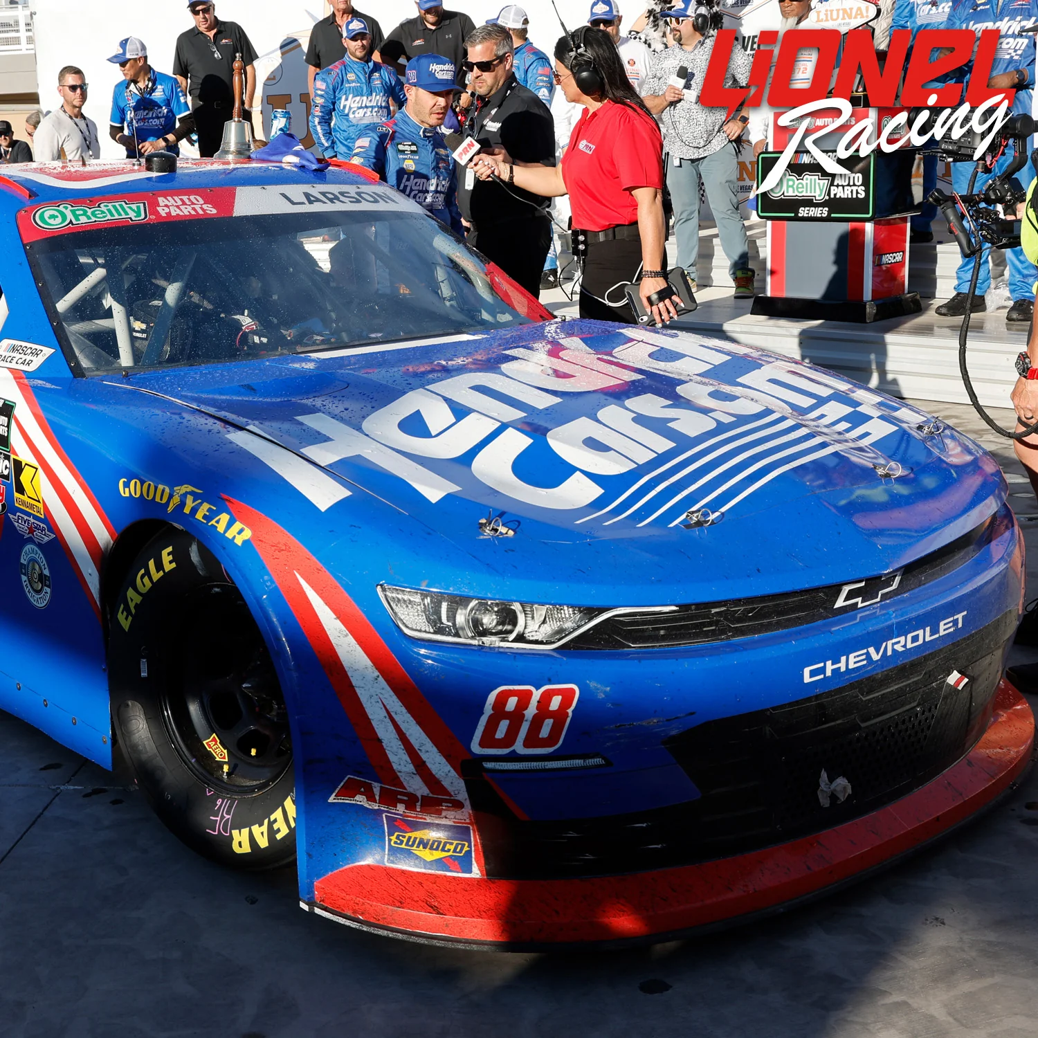 Kyle Larson 2026 Las Vegas NOAPS Race Win 1:24 Color Chrome 2026 Diecast Car Preorder - Currently Projected October - Image 4