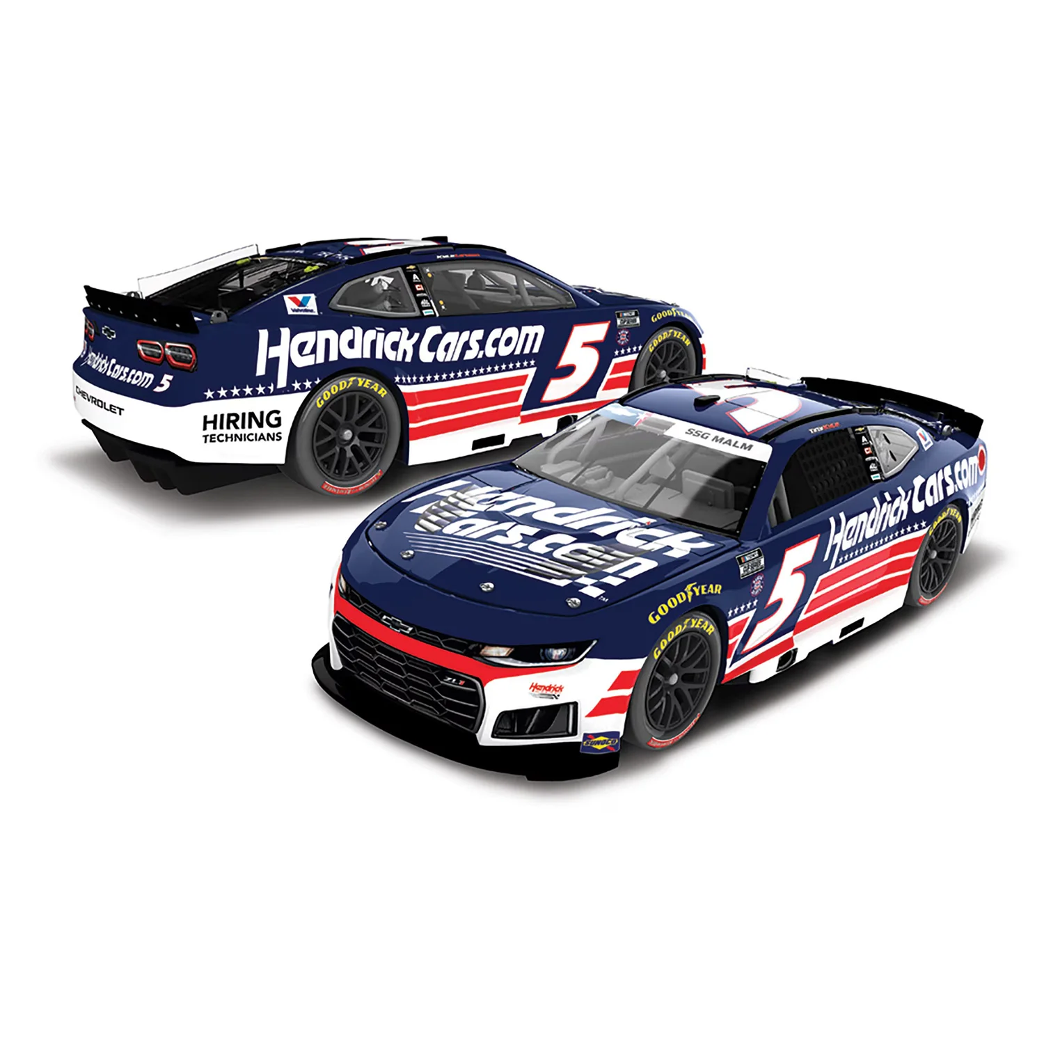 Kyle Larson ELITE HendrickCars Patriotic 1:24 2026 Diecast Car Preorder - Currently Projected December