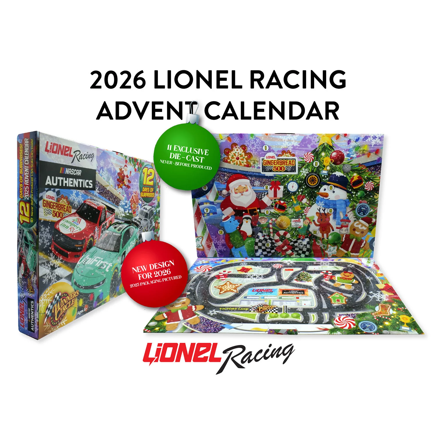 Lionel Racing 12 Days of Diecast 2026 Advent Calendar Preorder - Currently Projected October - Image 2