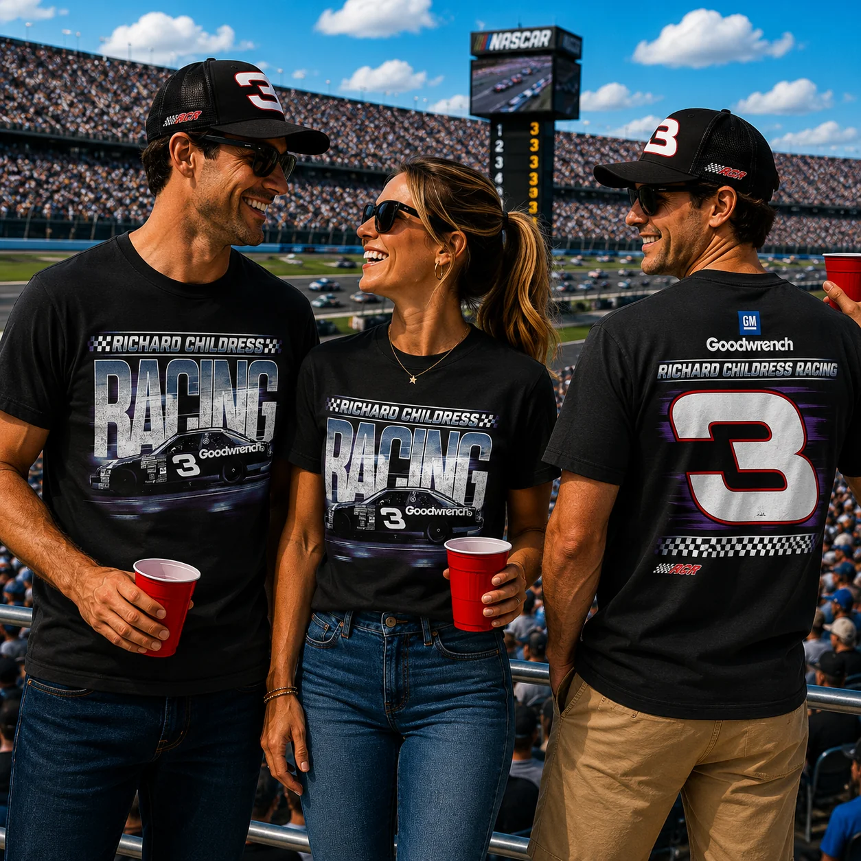 Retro 2026 GM Goodwrench Legend #3 Lumina Classic Ink T-Shirt Black Preorder - Ships Within 2-3 Weeks - Image 2