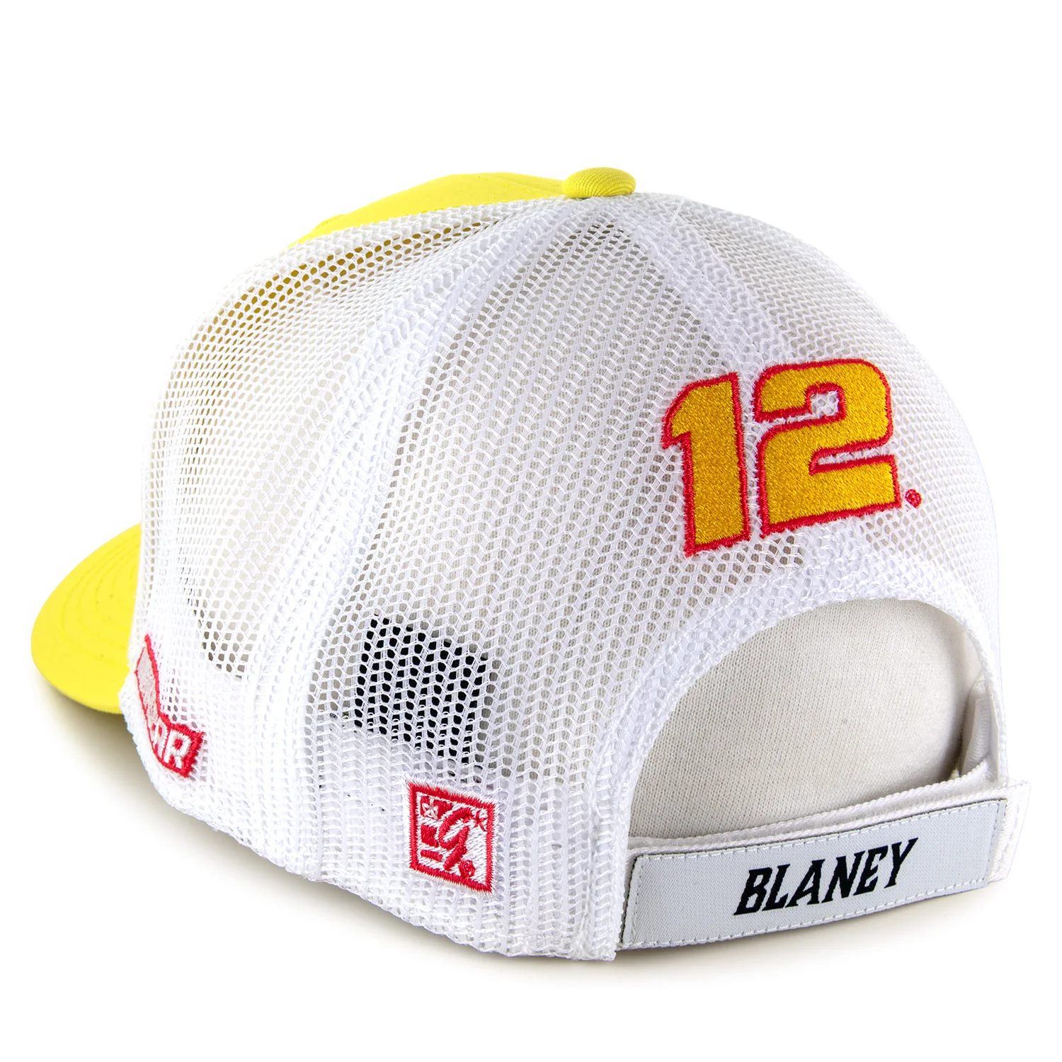 Ryan Blaney 2026 Menards Sponsor Mesh NASCAR The Game Hat Exclusive Yellow/White - Image 4