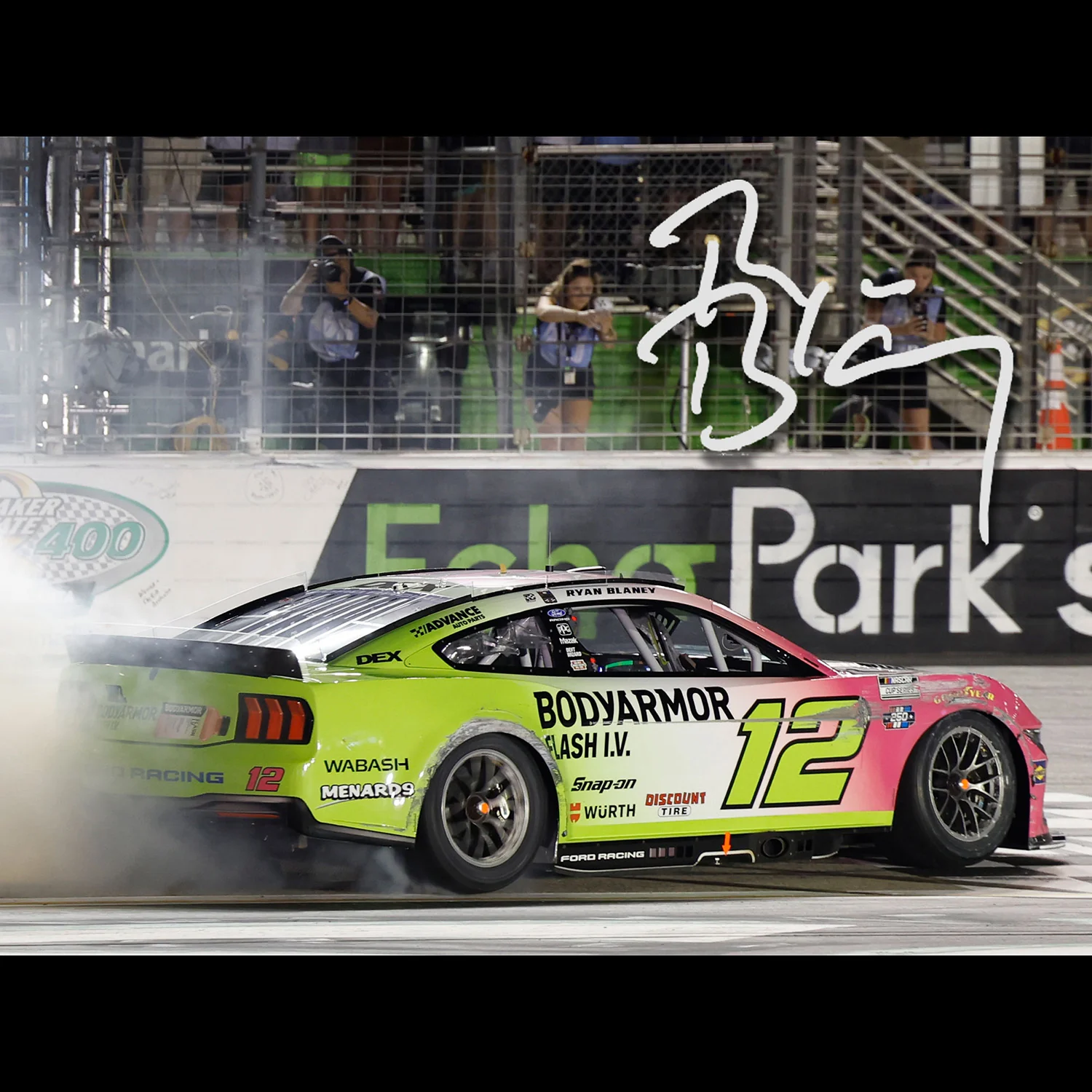 Ryan Blaney Autographed Atlanta Race Win 1:24 Standard 2026 Diecast Car Preorder - Currently Projected February