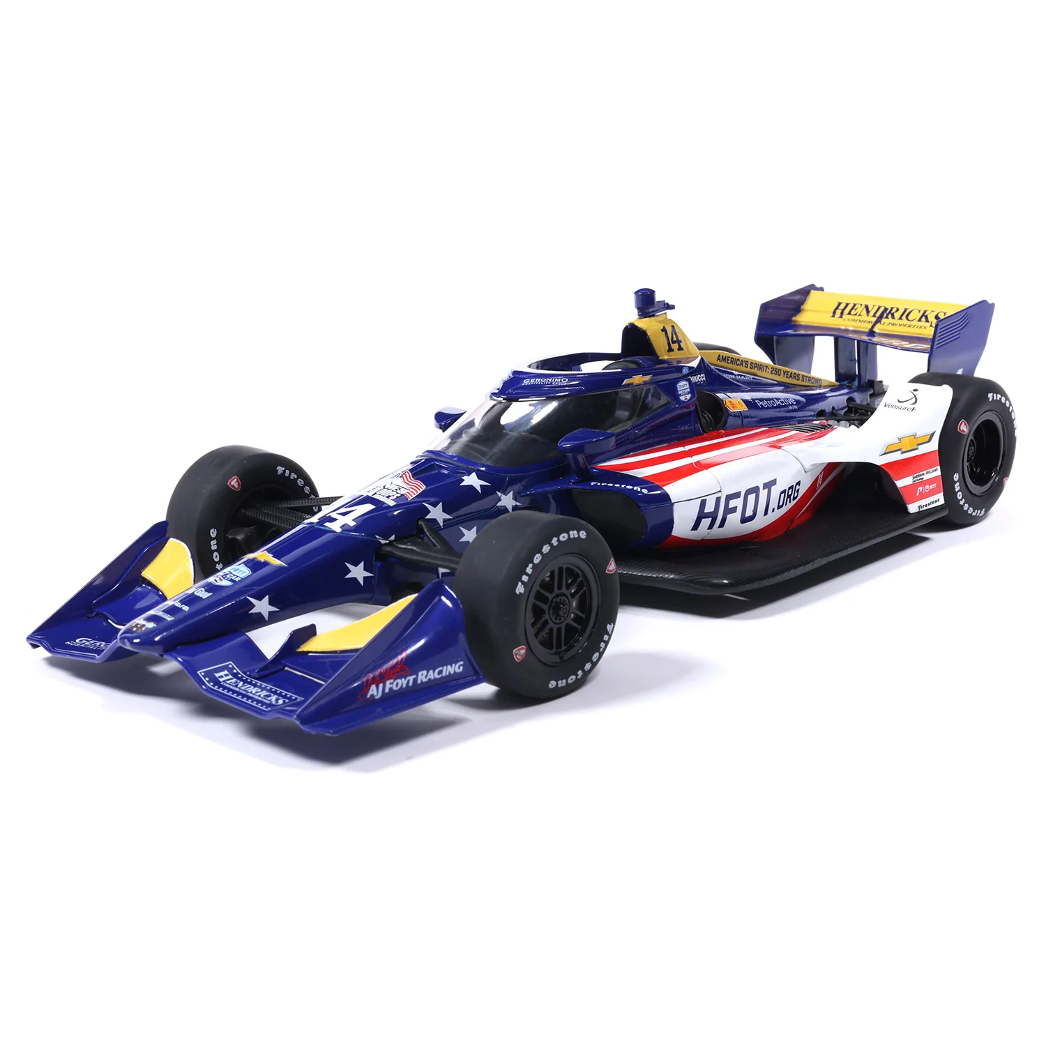 Santino Ferrucci #14 NTT IndyCar Series 1:64 2026 Diecast Car - Image 2