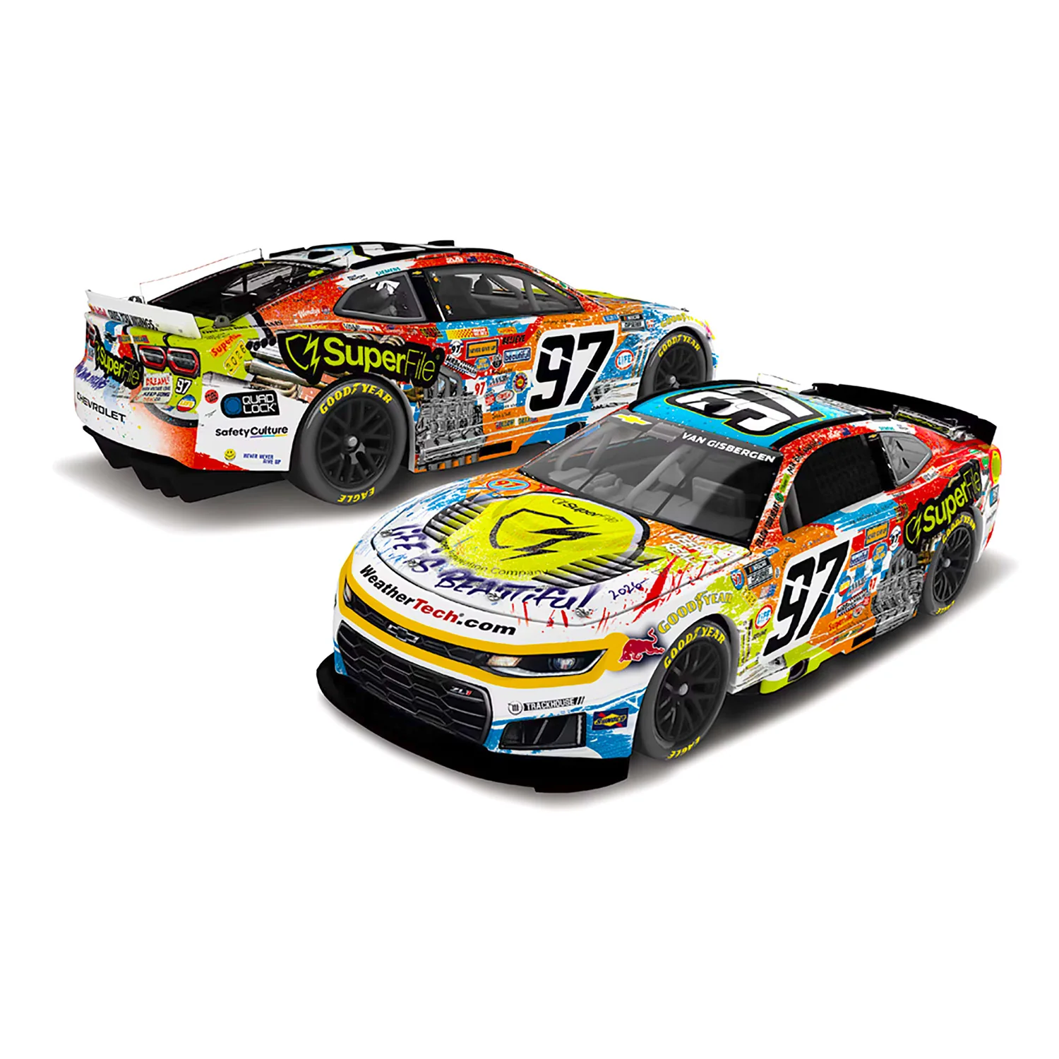 Shane van Gisbergen SuperFile / Mr. Brainwash 1:24 Standard 2026 Diecast Car Preorder - Currently Projected October