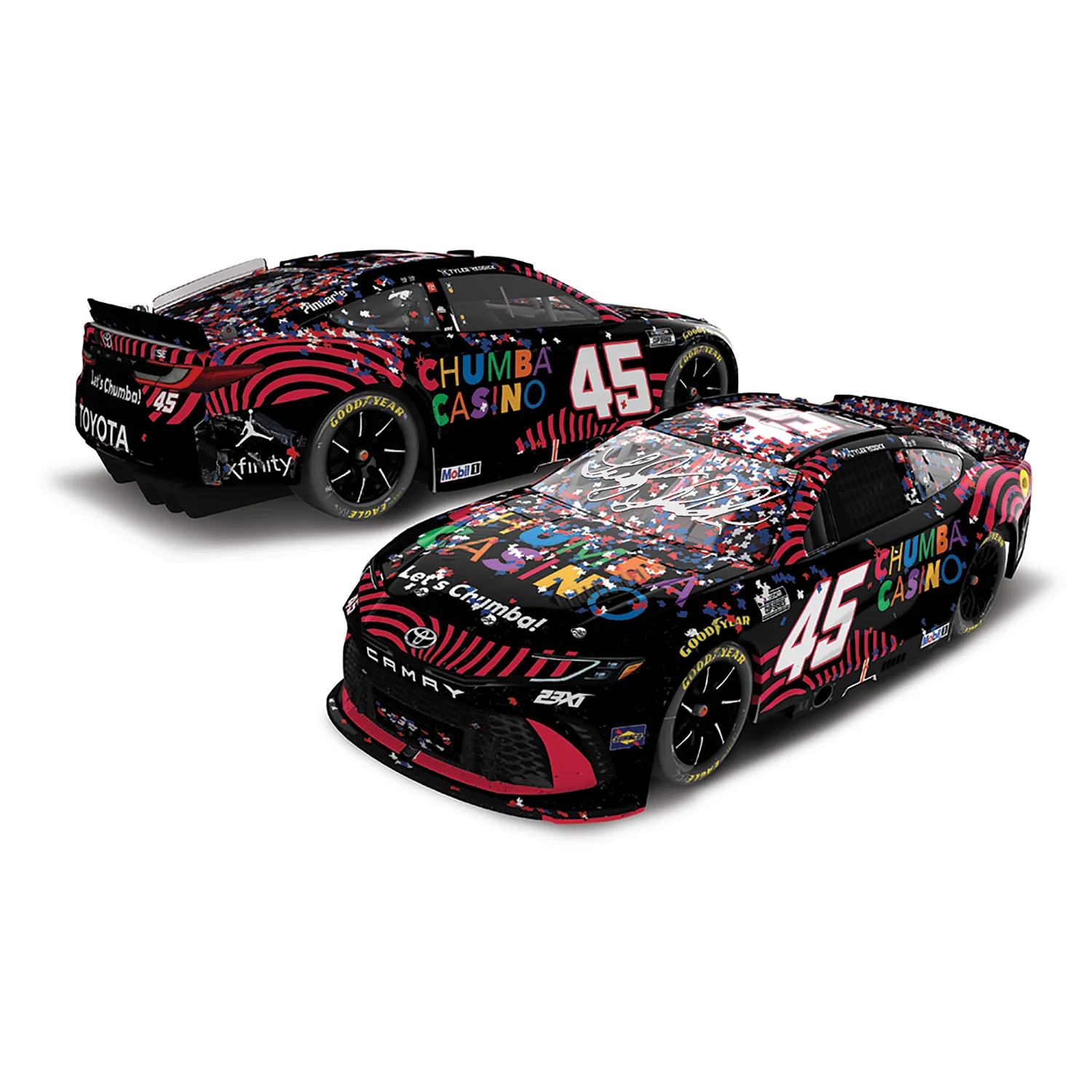 Tyler Reddick Autographed COTA Race Win 1:24 Standard 2026 Diecast Car Preorder - Currently Projected October