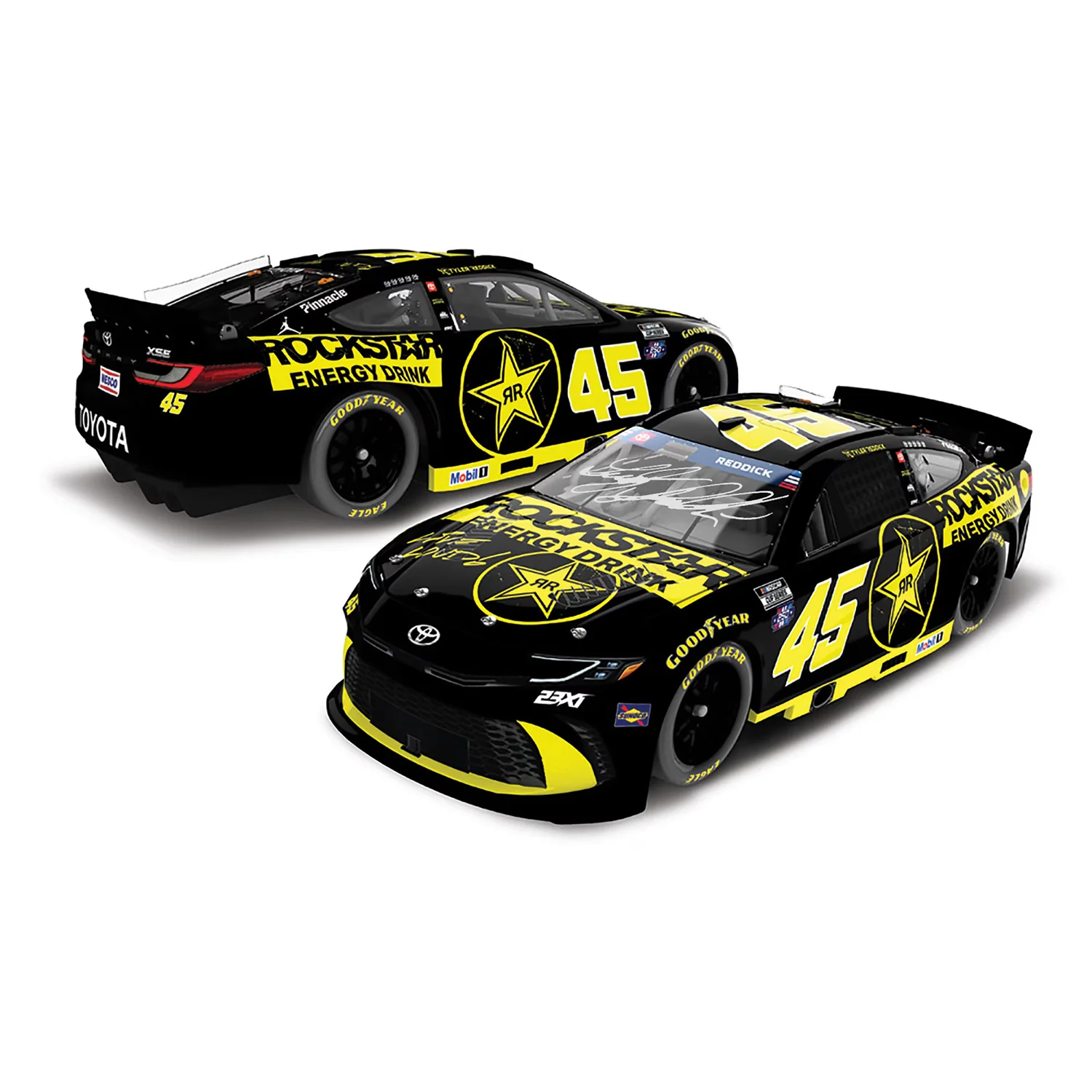 Tyler Reddick Autographed Rockstar Energy 1:24 Standard 2026 Diecast Car Preorder - Currently Projected December