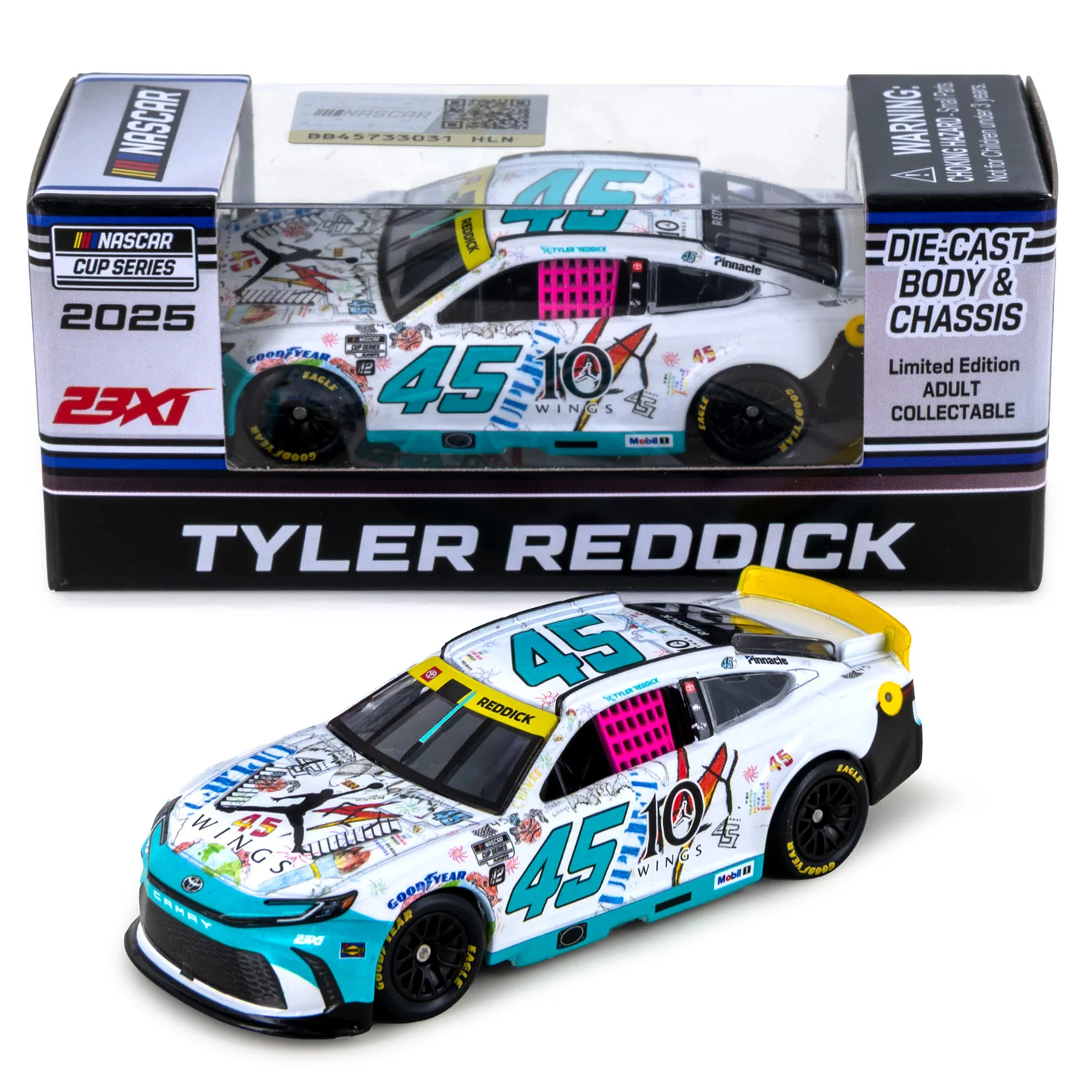 Tyler Reddick Jordan Brand Charlotte Roval 1:64 2025 Diecast Car
