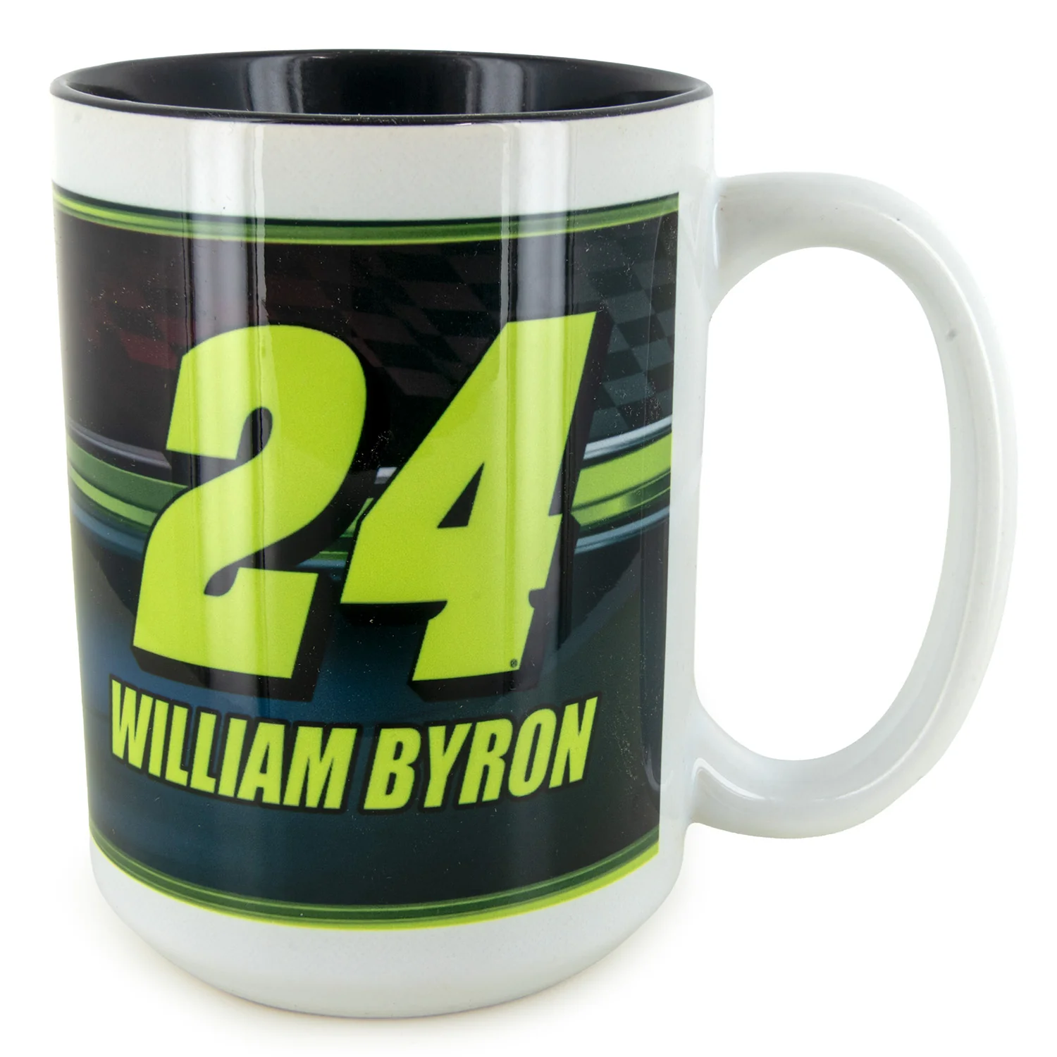 William Byron 15oz Wrap Around Axalta Coffee Mug 15oz With Color Interior - Image 3