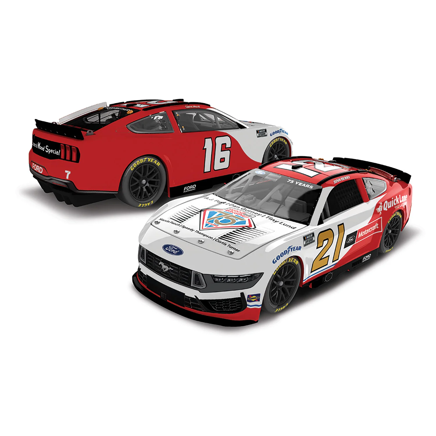 Wood Brothers Racing 75th Anniversary Wins 1:24 Standard 2025 Diecast Car Preorder - Currently Projected April